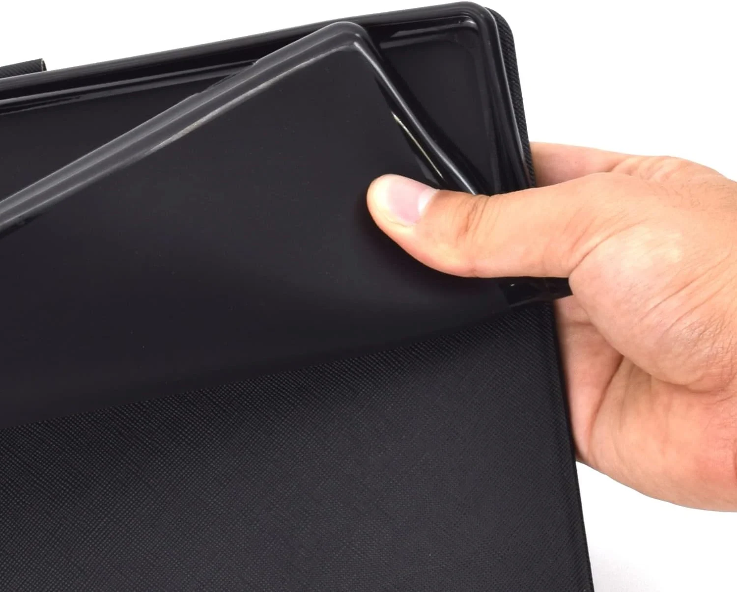 کیف چرمی محافظ تبلت سازگار با تبلت لنوو تب M10 پلاس 10.6 اینچ 2022 نسل 3، کاور فولیو [دارای جای کارت]، کاور هوشمند [خواب/بیدار شدن خودکار]، قاب محافظ سازگار با لنوو