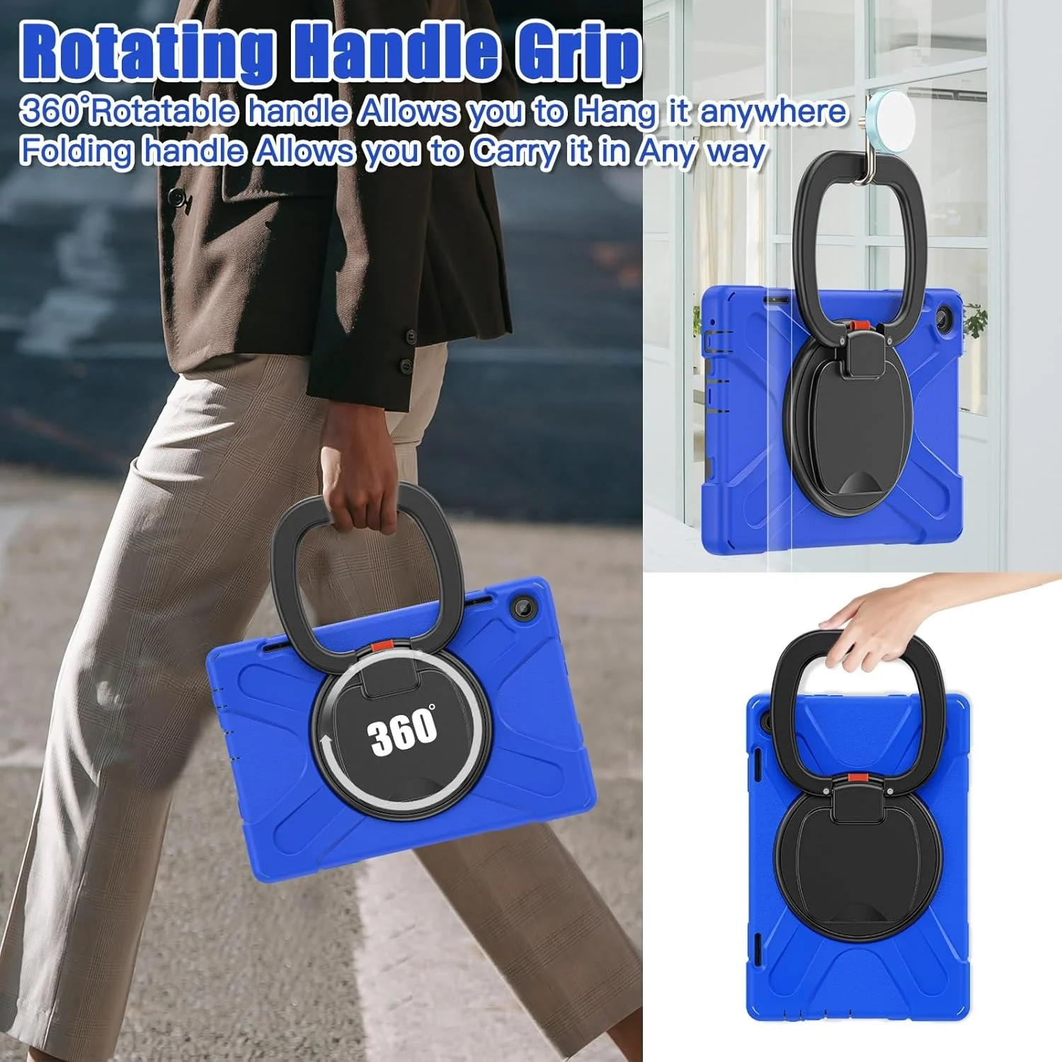 کاور تبلت سازگار با تبلت لنوو تب M10 (نسل 3) TB-328FU /TB-328XU (2022) 10.1 اینچ، کاور مقاوم در برابر ضربه با پایه چرخان 360 درجه، بند دستی/شانه ای، کاور تبلت سنگین کاور تبلت سازگار با تبلت لنوو تب M10 (نسل 3) TB-328FU /TB-328XU (2022) 10.1 اینچ، کاور مقاوم در برابر ضربه با پایه چرخان 360 درجه، بند دستی/شانه ای، کاور تبلت سنگین