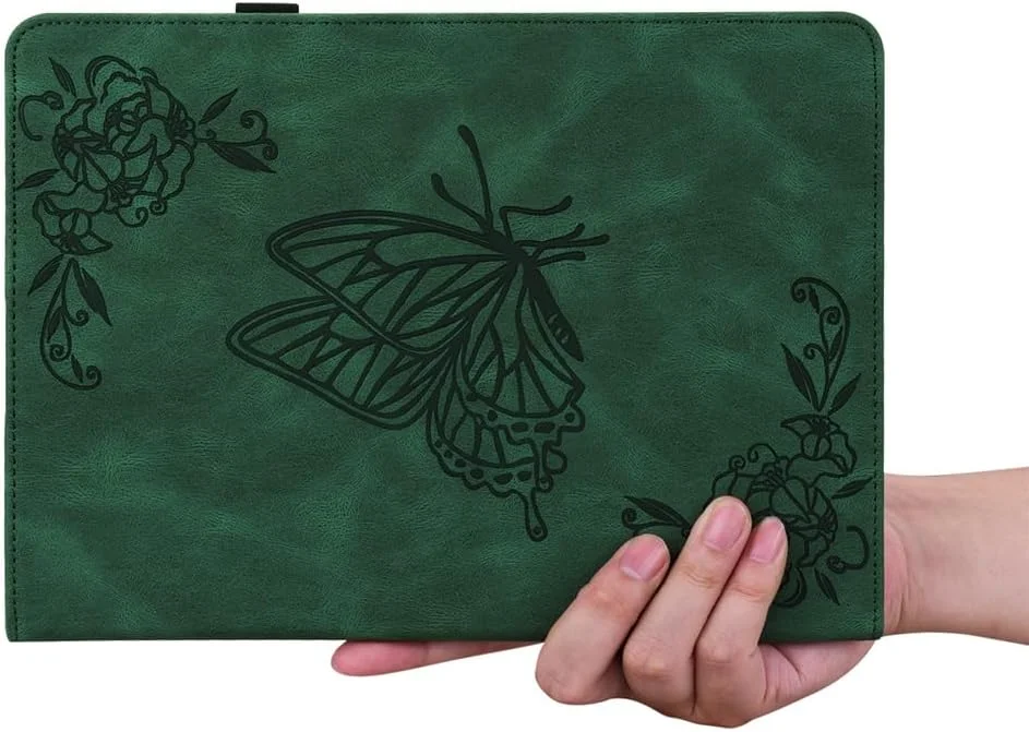 کیف محافظ YueeHealthy مناسب برای تبلت لنوو تب M10 5G با صفحه نمایش 10.6 اینچ (مدل: TB360ZU)، کیف چرمی طرح پروانه ای با جای مداد، جای کارت و نوارهای ضد لغزش (سبز) کیف محافظ YueeHealthy مناسب برای تبلت لنوو تب M10 5G با صفحه نمایش 10.6 اینچ (مدل: TB360ZU)، کیف چرمی طرح پروانه ای با جای مداد، جای کارت و نوارهای ضد لغزش (سبز)