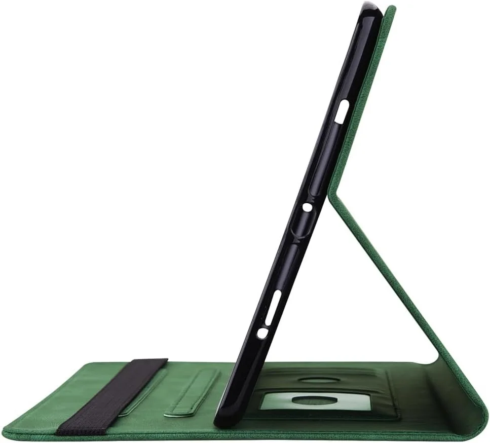 کیف محافظ YueeHealthy مناسب برای تبلت لنوو تب M10 5G با صفحه نمایش 10.6 اینچ (مدل: TB360ZU)، کیف چرمی طرح پروانه ای با جای مداد، جای کارت و نوارهای ضد لغزش (سبز) کیف محافظ YueeHealthy مناسب برای تبلت لنوو تب M10 5G با صفحه نمایش 10.6 اینچ (مدل: TB360ZU)، کیف چرمی طرح پروانه ای با جای مداد، جای کارت و نوارهای ضد لغزش (سبز)