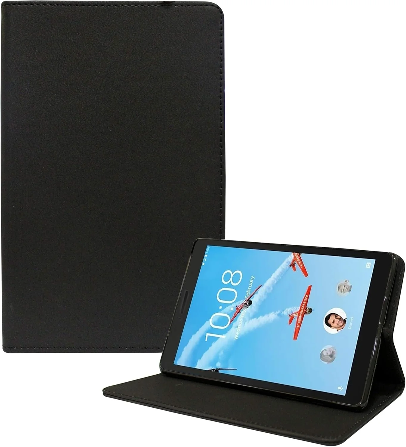 کاور چرمی تاشو مدیریتی TGK با قاب پشتی سیلیکونی برای تبلت لنوو تب E7 مدل Tb-7104I سایز 7 اینچ - مشکی کاور چرمی تاشو مدیریتی TGK با قاب پشتی سیلیکونی برای تبلت لنوو تب E7 مدل Tb-7104I سایز 7 اینچ - مشکی