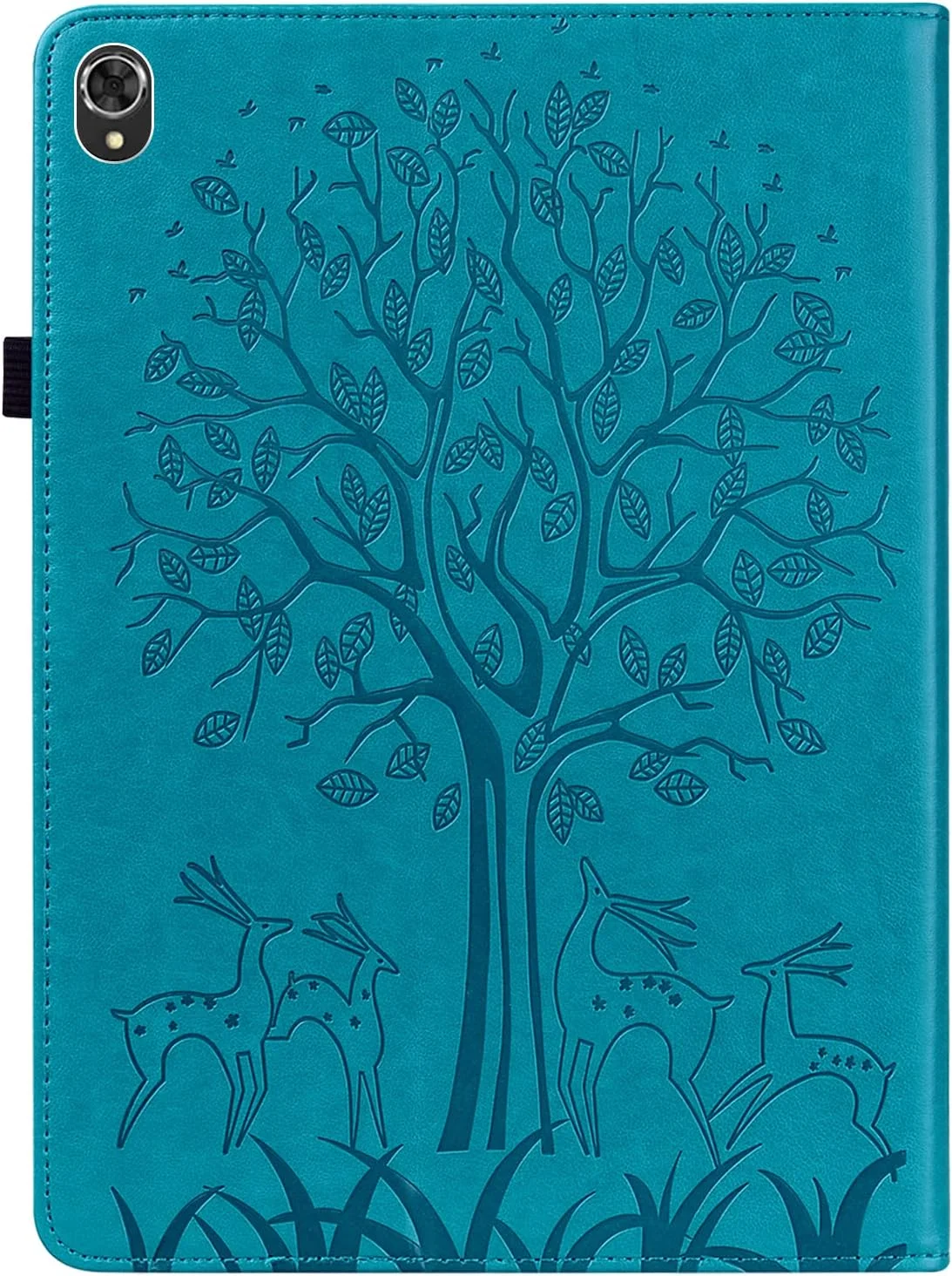 کیف چرمی YEALLY برای تبلت Lenovo Tab K10، کیف پول چرمی با محفظه کارت و قلم، پایه ویدئویی و روکش سیلیکونی TPU، آبی کیف چرمی YEALLY برای تبلت Lenovo Tab K10، کیف پول چرمی با محفظه کارت و قلم، پایه ویدئویی و روکش سیلیکونی TPU، آبی