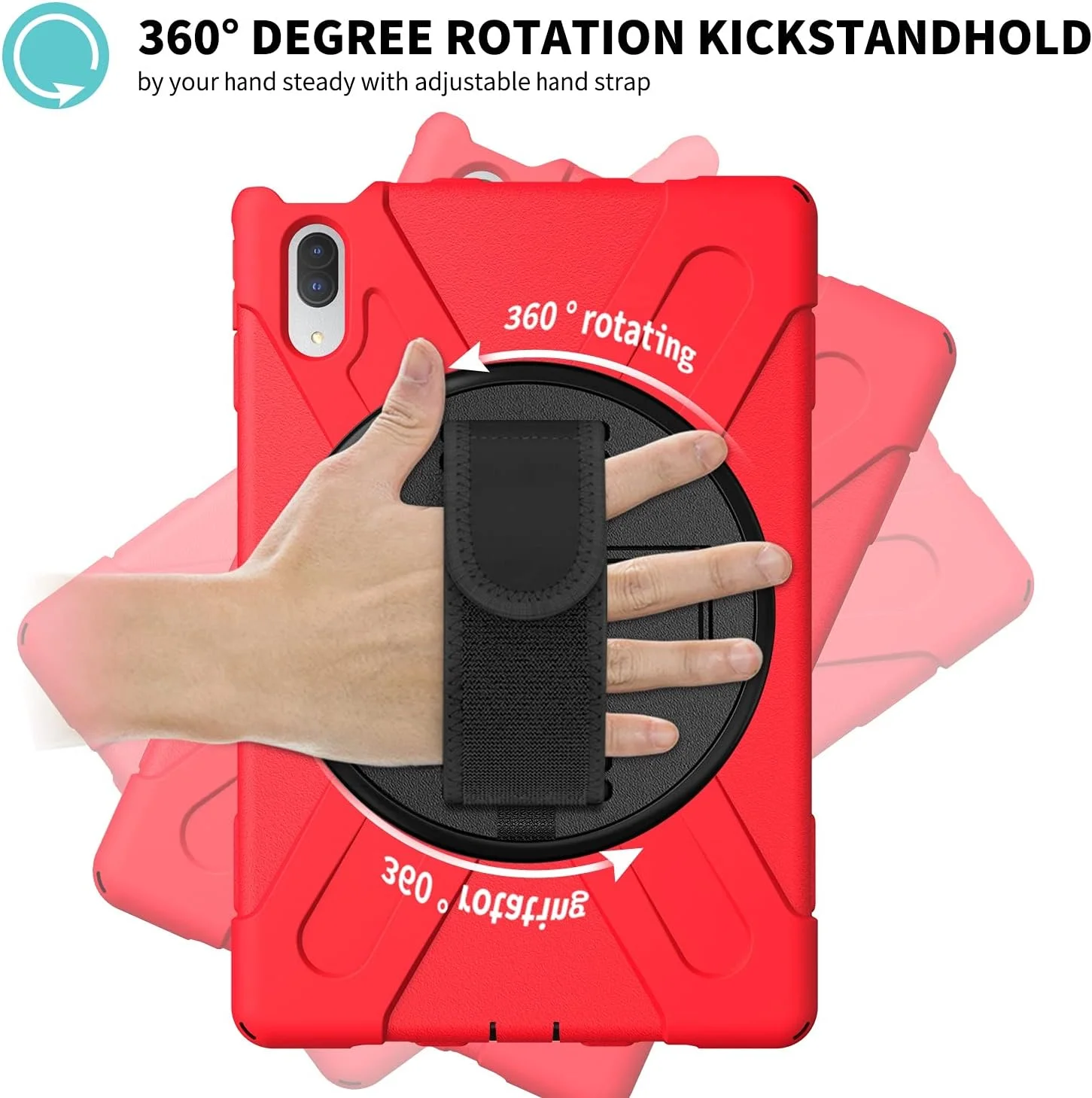 کیف مسافرتی تبلت مقاوم در برابر شکست سه در یک XNCVBD برای Lenovo P11.5 TB-J706F، روکش تبلت ضد ضربه، A، پایه چند منظوره با قابلیت چرخش 360 درجه (قرمز) کیف مسافرتی تبلت مقاوم در برابر شکست سه در یک XNCVBD برای Lenovo P11.5 TB-J706F، روکش تبلت ضد ضربه، A، پایه چند منظوره با قابلیت چرخش 360 درجه (قرمز)