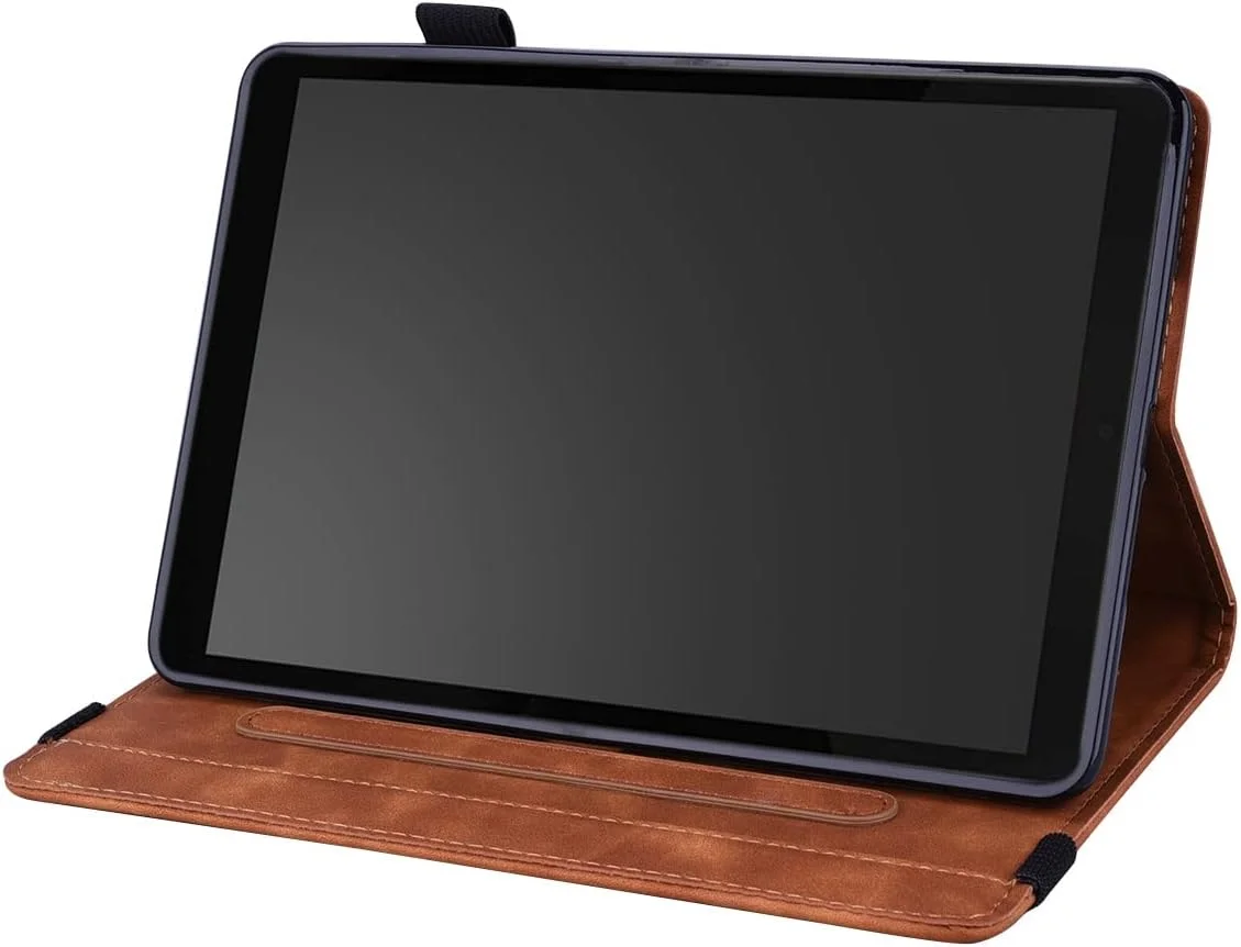 کیف تبلت RRXYHK سازگار با تبلت Lenovo Tab M8 نسل 4 مدل TB-300FU/TB-300XU (2023)، باریک، سبک وزن، چرم PU منقوش، کیف تبلت تاشو با جای کارت، محافظ تبلت (قهوه ای) کیف تبلت RRXYHK سازگار با تبلت Lenovo Tab M8 نسل 4 مدل TB-300FU/TB-300XU (2023)، باریک، سبک وزن، چرم PU منقوش، کیف تبلت تاشو با جای کارت، محافظ تبلت (قهوه ای)