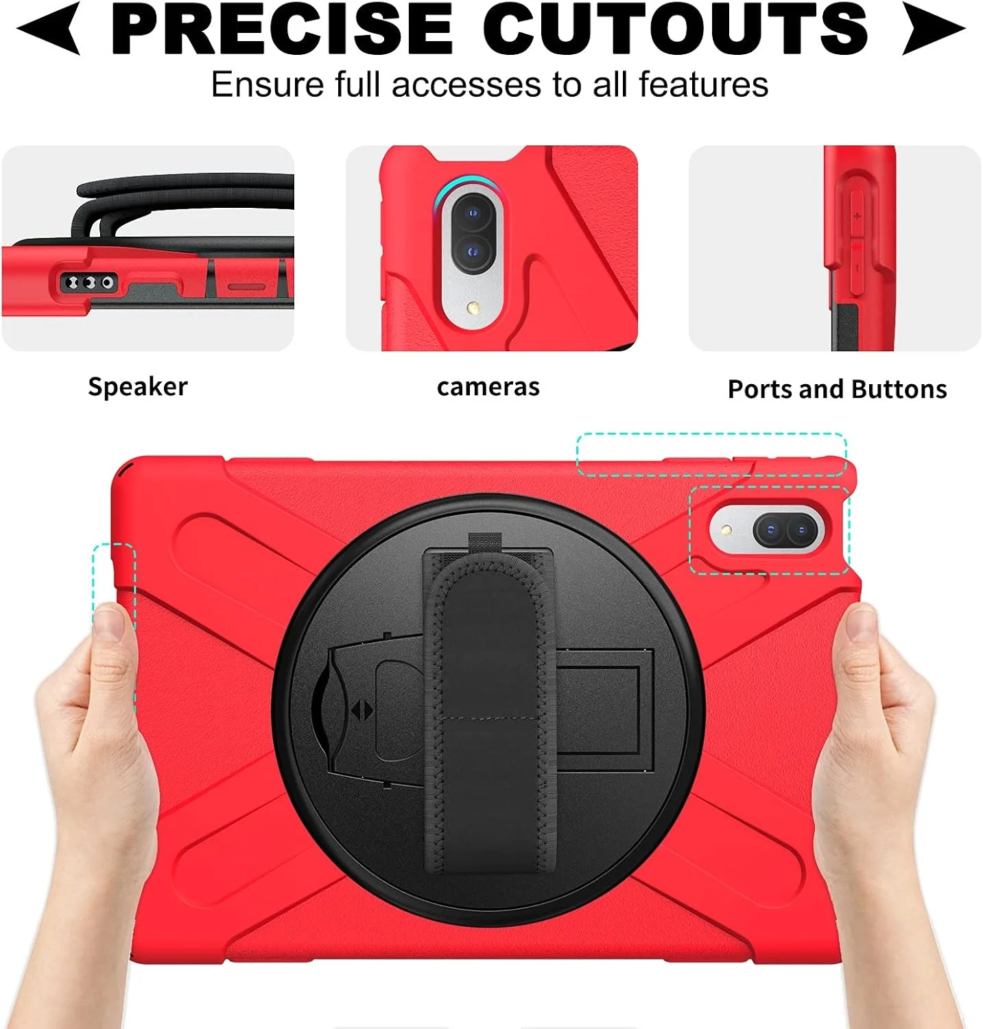 کیف مسافرتی تبلت مقاوم در برابر شکست سه در یک XNCVBD برای Lenovo P11.5 TB-J706F، روکش تبلت ضد ضربه، A، پایه چند منظوره با قابلیت چرخش 360 درجه (قرمز) کیف مسافرتی تبلت مقاوم در برابر شکست سه در یک XNCVBD برای Lenovo P11.5 TB-J706F، روکش تبلت ضد ضربه، A، پایه چند منظوره با قابلیت چرخش 360 درجه (قرمز)