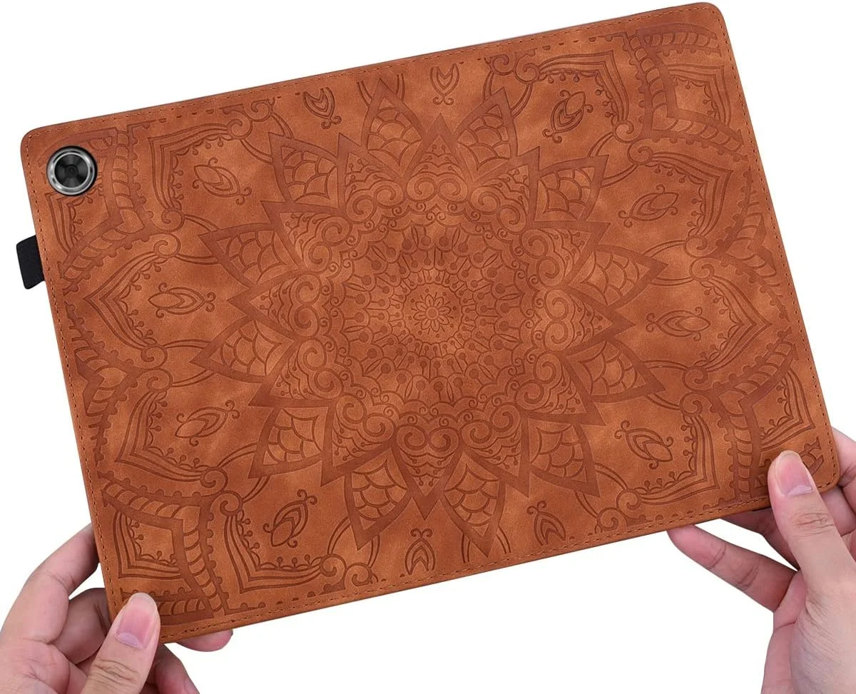 کیف تبلت RRXYHK سازگار با تبلت لنوو تب M8 نسل 4 مدل TB-300FU/TB-300XU (2023)، باریک، سبک، چرم PU منقوش، کیف تبلت با قابلیت تاشو و جای کارت، محافظ تبلت (قهوه ای) کیف تبلت RRXYHK سازگار با تبلت لنوو تب M8 نسل 4 مدل TB-300FU/TB-300XU (2023)، باریک، سبک، چرم PU منقوش، کیف تبلت با قابلیت تاشو و جای کارت، محافظ تبلت (قهوه ای)