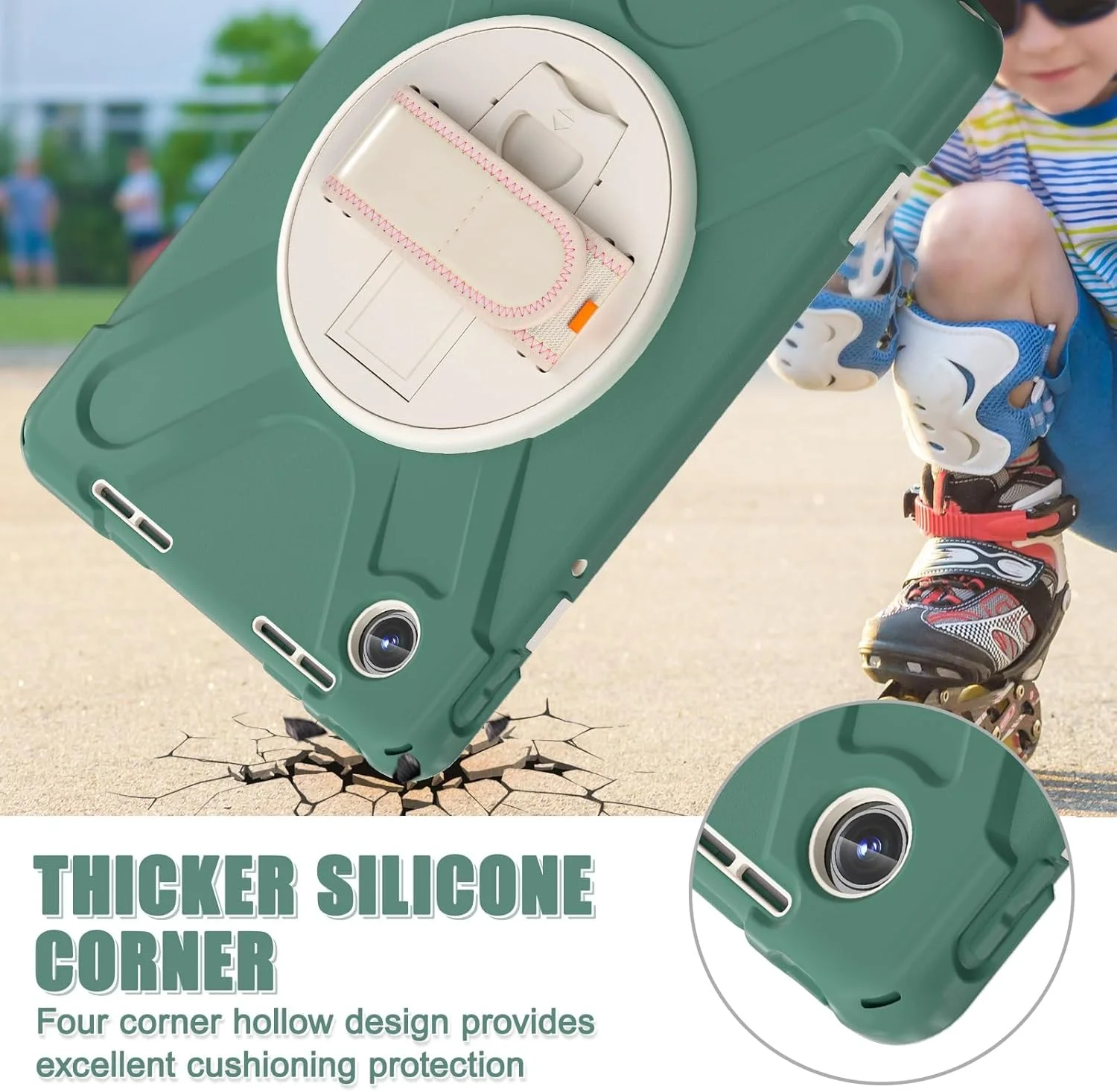 کیف تبلت سازگار با Lenovo Tab M11 TB-330FU / Lenovo Xiaoxin Pad 2024 TB-331FC 2024، قاب محافظ سنگین و مقاوم در برابر ضربه با جای قلم، کاور محافظ بند شانه دار کیف تبلت سازگار با Lenovo Tab M11 TB-330FU / Lenovo Xiaoxin Pad 2024 TB-331FC 2024، قاب محافظ سنگین و مقاوم در برابر ضربه با جای قلم، کاور محافظ بند شانه دار