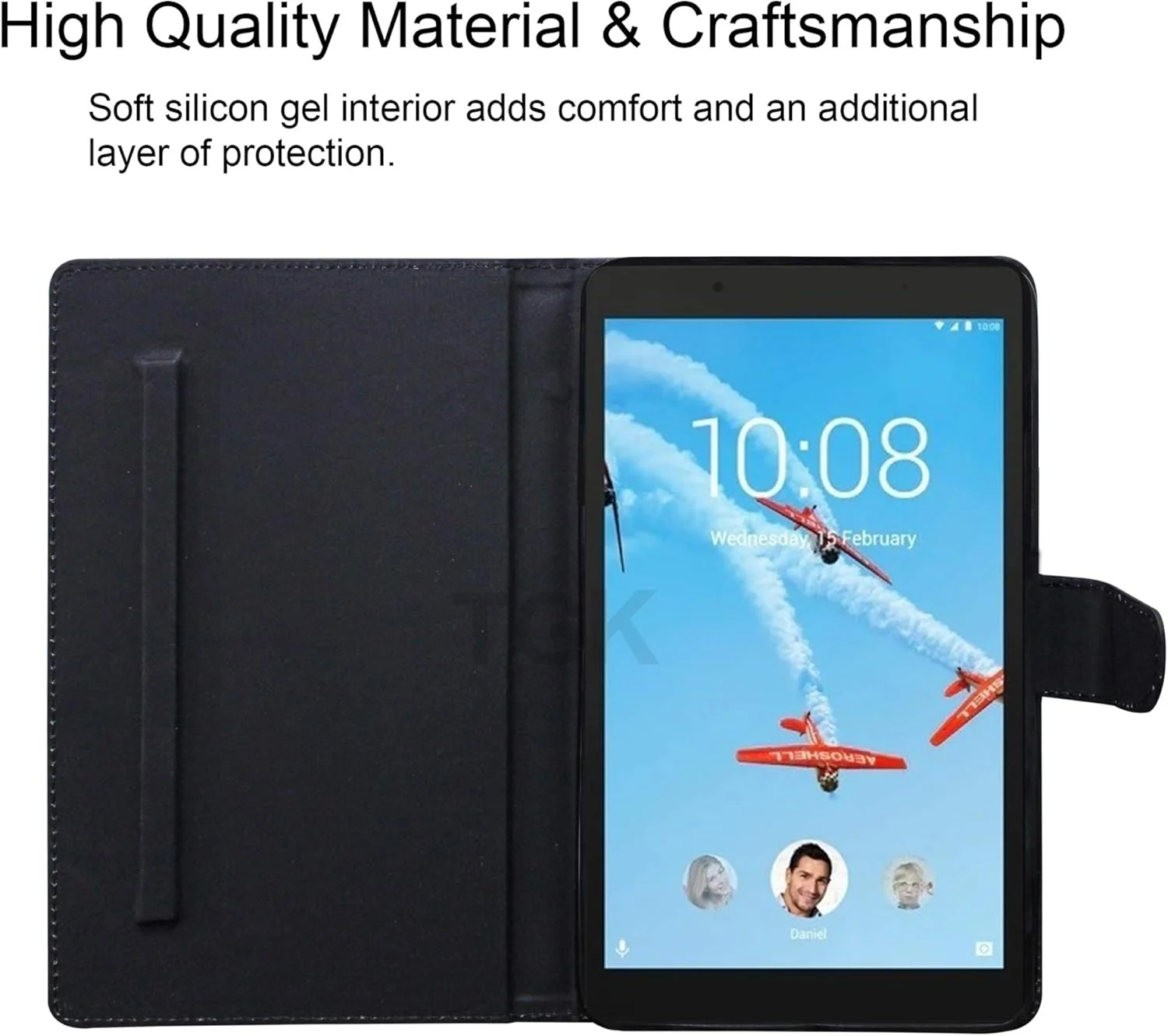 کاور چرمی تاشو TGK با قاب پشتی TPU برای تبلت لنوو تب E7 Tb-7104I سایز 7 اینچ - مشکی کاور چرمی تاشو TGK با قاب پشتی TPU برای تبلت لنوو تب E7 Tb-7104I سایز 7 اینچ - مشکی