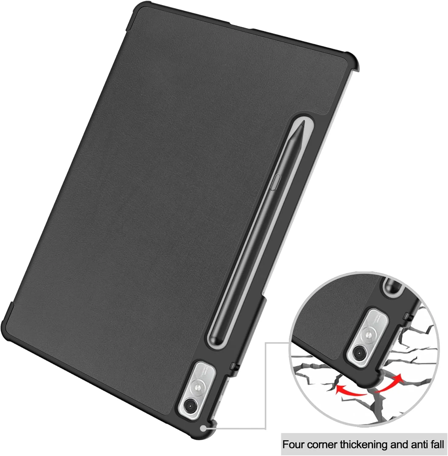 کیف تبلت لنوو تب P11 Pro Gen 2 / لنوو پد پرو 2022 سایز 11.2 اینچ، کاور سه تایی هوشمند تبلت، قاب پشتی سخت PC، کاور باریک با قابلیت تنظیم زاویه دید چندگانه، کاور محافظ فولیو (رنگ: مشکی) کیف تبلت لنوو تب P11 Pro Gen 2 / لنوو پد پرو 2022 سایز 11.2 اینچ، کاور سه تایی هوشمند تبلت، قاب پشتی سخت PC، کاور باریک با قابلیت تنظیم زاویه دید چندگانه، کاور محافظ فولیو (رنگ: مشکی)