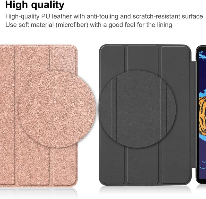 کاور تبلت نیکاکیو مناسب برای لنوو لیجن Y700 8.8 اینچ 2022، کاور سه لایه با استند و جای قلم، خواب/بیدار شدن خودکار، پشت TPU نرم، کاور محافظ سبک وزن، طلایی کاور تبلت نیکاکیو مناسب برای لنوو لیجن Y700 8.8 اینچ 2022، کاور سه لایه با استند و جای قلم، خواب/بیدار شدن خودکار، پشت TPU نرم، کاور محافظ سبک وزن، طلایی