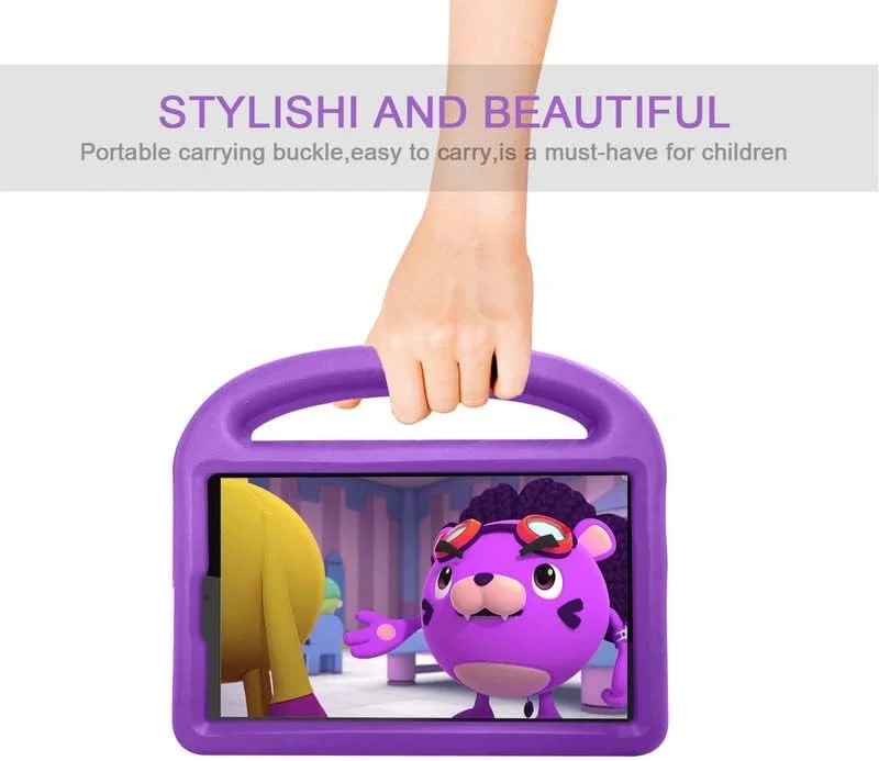کیف تبلت Nikaque مناسب برای Lenovo Tab M8 FHD TB-8705F/N TB-8505F/X 8.0 اینچی، مناسب کودکان، دارای دسته با استند، پوشش فوم EVA ایمن، سبک وزن، پوشش محافظ ضد ضربه، بنفش کیف تبلت Nikaque مناسب برای Lenovo Tab M8 FHD TB-8705F/N TB-8505F/X 8.0 اینچی، مناسب کودکان، دارای دسته با استند، پوشش فوم EVA ایمن، سبک وزن، پوشش محافظ ضد ضربه، بنفش