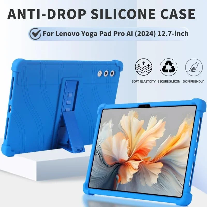 کاور سیلیکونی تبلت لنوو یوگا پد پرو AI (2024) سایز 12.7 اینچ، مناسب کودکان، با گوشههای ضخیم و مقاوم در برابر ضربه، دارای استند چند زاویهای (چند رنگ) کاور سیلیکونی تبلت لنوو یوگا پد پرو AI (2024) سایز 12.7 اینچ، مناسب کودکان، با گوشههای ضخیم و مقاوم در برابر ضربه، دارای استند چند زاویهای (چند رنگ)