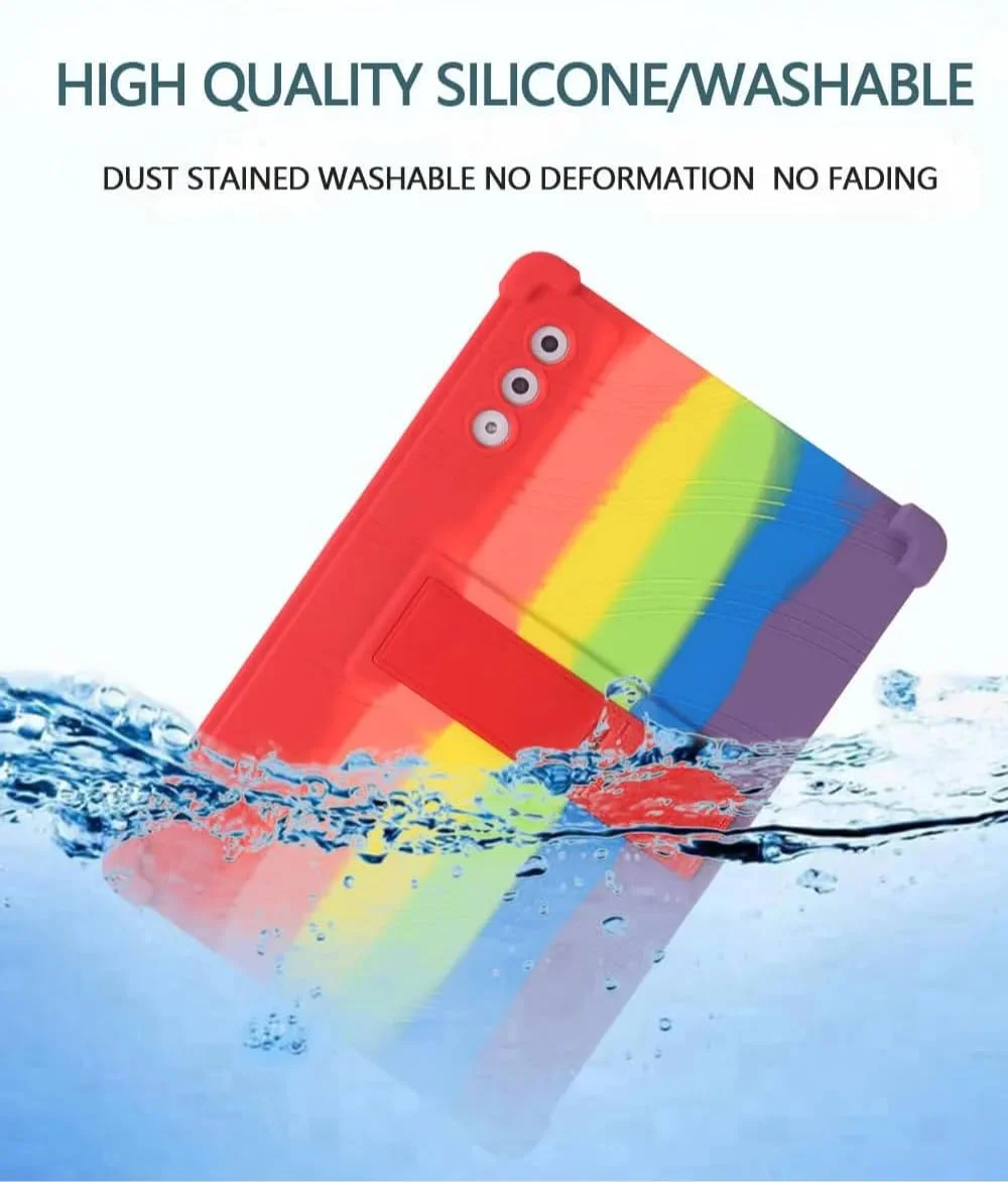 کاور سیلیکونی تبلت لنوو یوگا پد پرو AI (2024) سایز 12.7 اینچ، مناسب کودکان، با گوشههای ضخیم و مقاوم در برابر ضربه، دارای استند چند زاویهای (چند رنگ) کاور سیلیکونی تبلت لنوو یوگا پد پرو AI (2024) سایز 12.7 اینچ، مناسب کودکان، با گوشههای ضخیم و مقاوم در برابر ضربه، دارای استند چند زاویهای (چند رنگ)