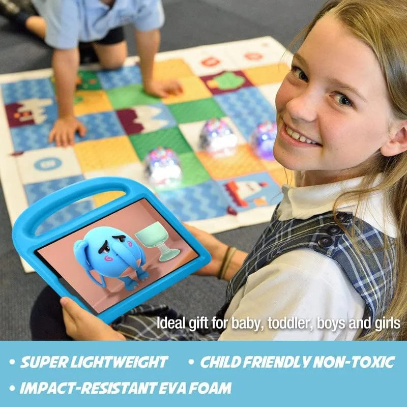 کاور تبلت Nikaque مناسب برای لنوو تب M8 FHD TB-8705F/N TB-8505F/X 8.0 اینچی، مناسب کودکان، دارای دسته با استند، فوم EVA ایمن، سبک وزن، کاور محافظ ضد ضربه، آبی