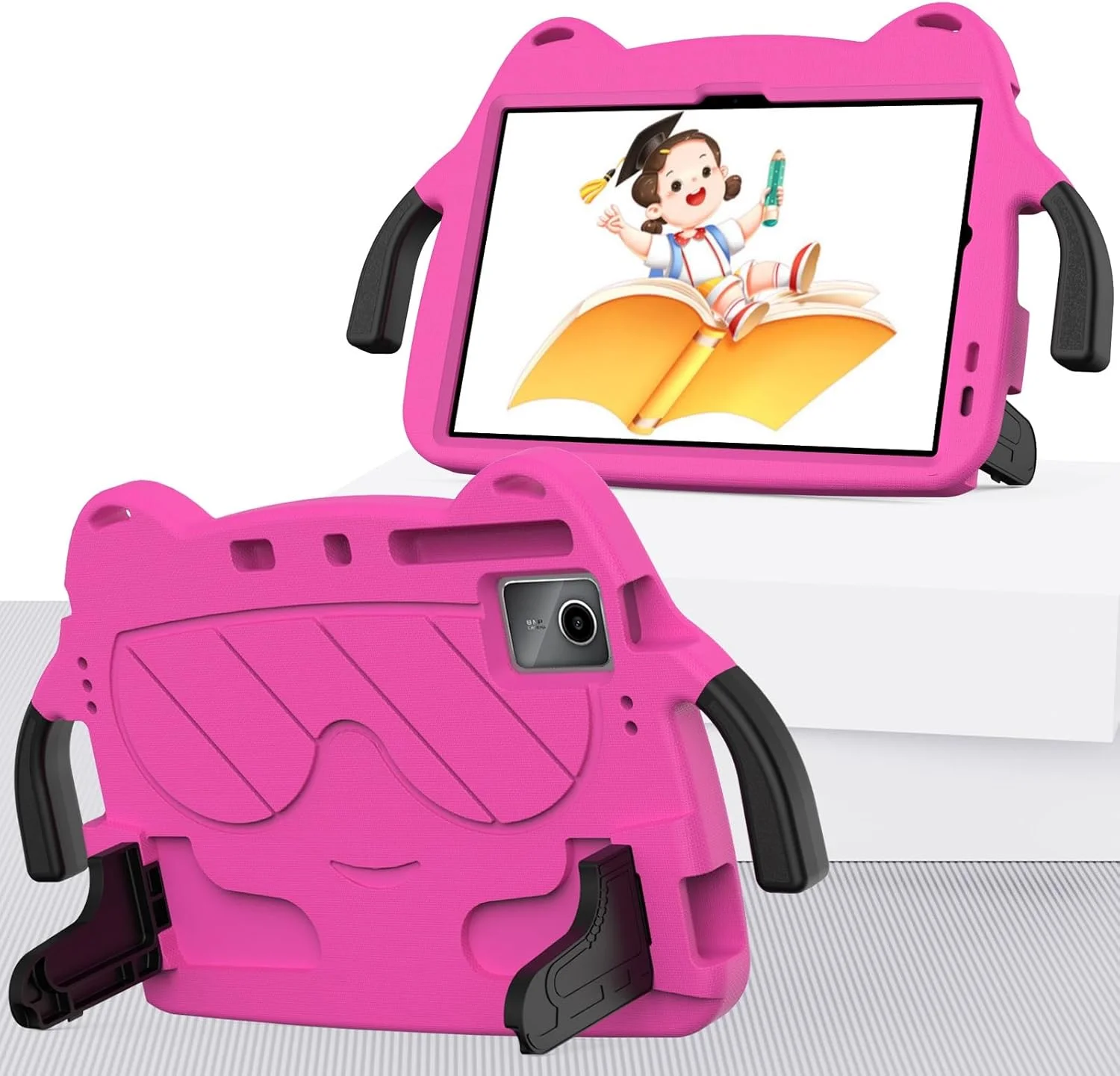 کیف تبلت مسافرتی سازگار با لنوو تب P11 2020 (TB-J606F) و تب P11 پلاس 2021 (TB-J616F/J607F)، کیف سبک وزن EVA محافظ کودکانه و ضد ضربه PC