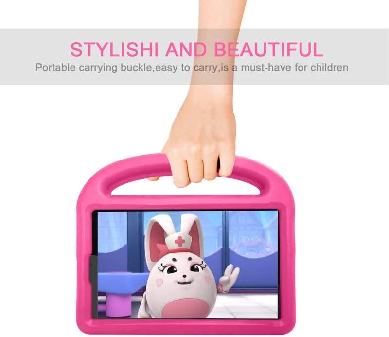 کیف تبلت Nikaque برای Lenovo Tab M8 FHD TB-8705F/N TB-8505F/X 8.0 اینچی، مناسب کودکان، دارای دسته با پایه، پوشش فوم EVA ایمن، سبک وزن، پوشش محافظ ضد ضربه، رز کیف تبلت Nikaque برای Lenovo Tab M8 FHD TB-8705F/N TB-8505F/X 8.0 اینچی، مناسب کودکان، دارای دسته با پایه، پوشش فوم EVA ایمن، سبک وزن، پوشش محافظ ضد ضربه، رز