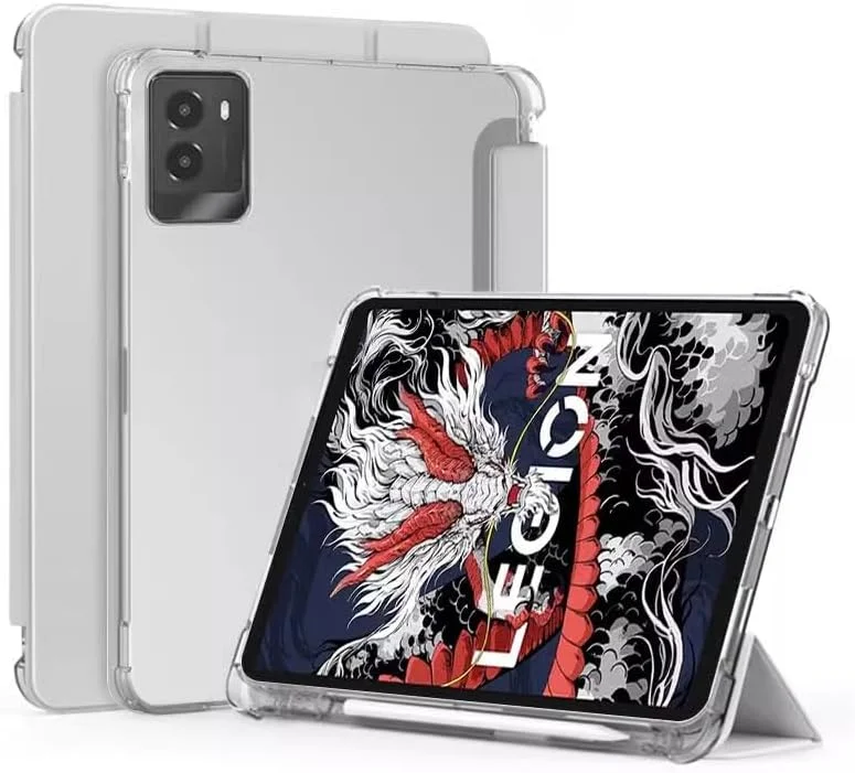 کاور گرواتری سازگار با تبلت لنوو لیجن Y700 (2025) (8.8 اینچ) (نسل سوم)، کاور سه تایی تبلت با عملکرد خواب/بیدار خودکار و عملکرد استند و جای قلم، روکش محافظ ضد اصطکاک (خاکستری) کاور گرواتری سازگار با تبلت لنوو لیجن Y700 (2025) (8.8 اینچ) (نسل سوم)، کاور سه تایی تبلت با عملکرد خواب/بیدار خودکار و عملکرد استند و جای قلم، روکش محافظ ضد اصطکاک (خاکستری)