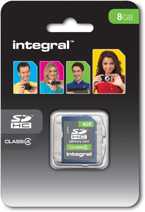 کارت حافظه 8 گیگابایتی SDHC کلاس 4 اینتگرال