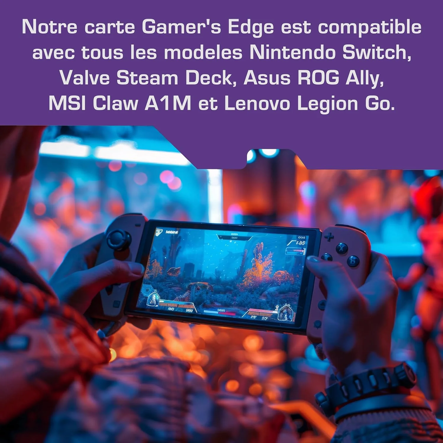 کارت حافظه میکرو اس دی 1 ترابایتی Integral Gamer's Edge برای کنسول های Valve Steam Deck و Nintendo Switch، Switch Lite و Switch OLED - بارگیری و ذخیره سریع بازی ها، ذخیره بازی ها، DLC و داده های ذخیره شده، ساخته شده برای ارائه بهترین عملکرد