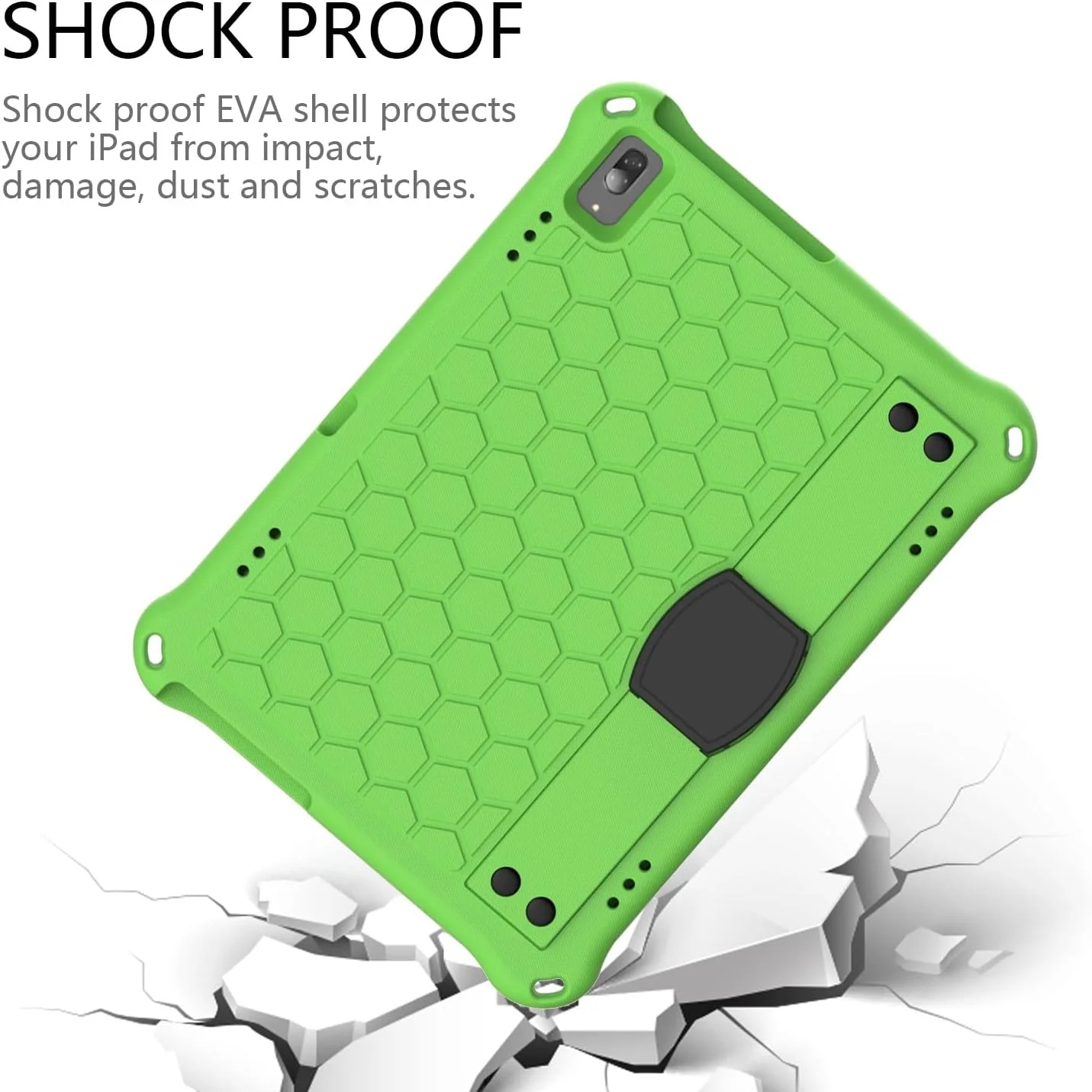 محافظ تبلت سازگار با کودکان، سازگار با تبلت Lenovo Smart Tab M10 TB-X605F، قاب تبلت سازگار با Lenovo E10/TB-X104F، پوشش EVA با دسته نرم قابل حمل، ضد ضربه، با بند شانه