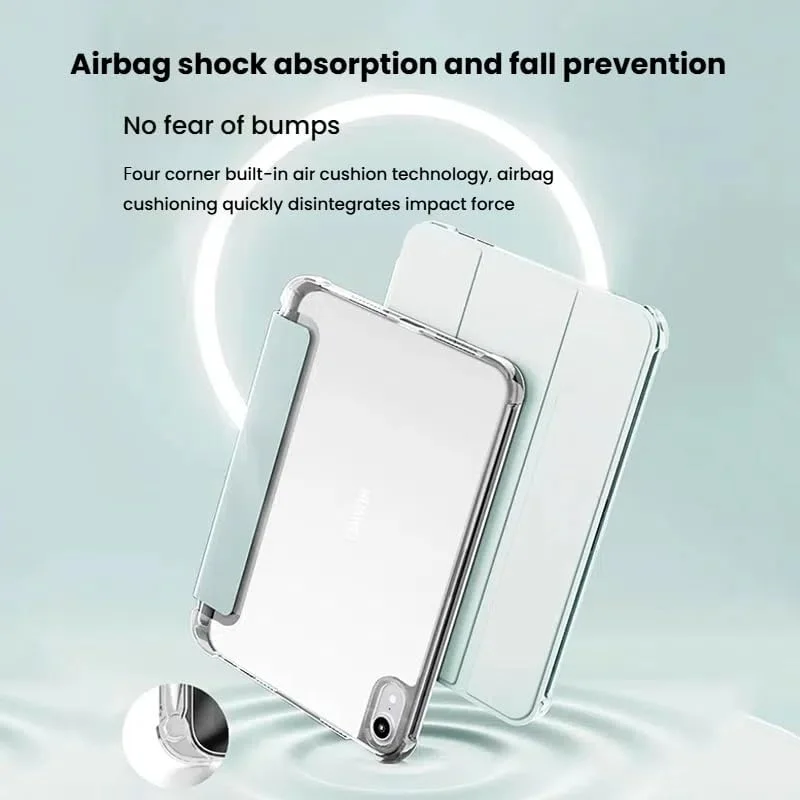 کاور گرواتری سازگار با لنوو لیجن Y700 (2025) (8.8 اینچ) (نسل سوم)، کاور تبلت سه تایی با عملکرد خواب/بیدار خودکار و عملکرد استند و جای قلم، روکش محافظ ضد اصطکاک (خاکستری)