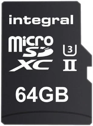کارت حافظه microSDXC اینتگرال 64 گیگابایت مدل INMSDX64G-280/100U2 با سرعت 280-100 مگابایت بر ثانیه UHS-II V60