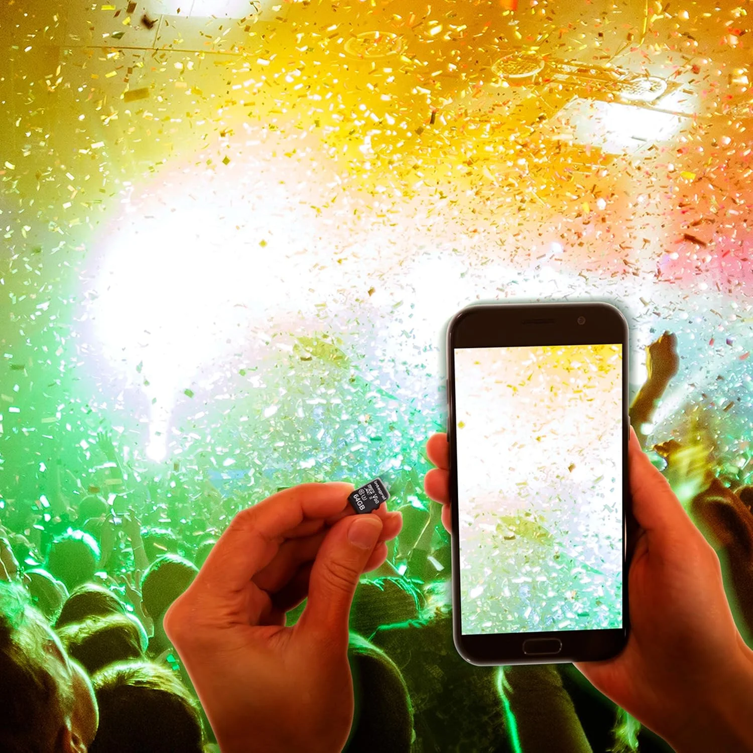 کارت حافظه microSDXC اینتگرال 64 گیگابایت مدل INMSDX64G-280/100U2 با سرعت 280-100 مگابایت بر ثانیه UHS-II V60