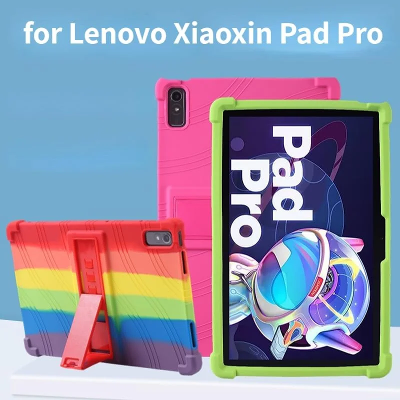 کاور سیلیکونی ایربگ دار ضد ضربه تبلت لنوو Xiaoxin Pad Pro 12.7 اینچ 2023 (بنفش)