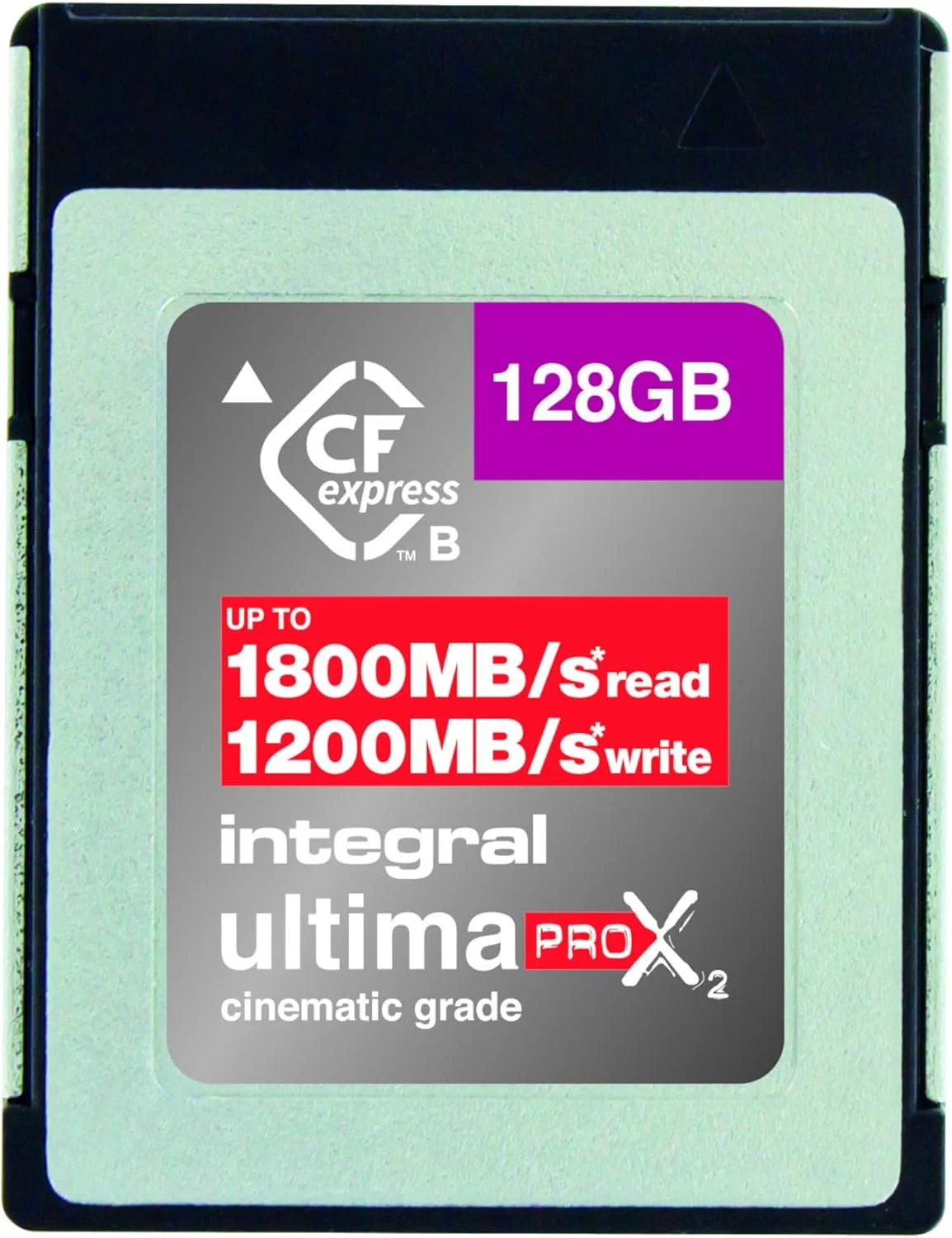 کارت حافظه 128 گیگابایتی Integral CFexpress Type B 2.0، مناسب برای فیلمبرداری 8K RAW و 4K با سرعت 120 فریم بر ثانیه، سرعت خواندن 1800 مگابایت بر ثانیه، سرعت نوشتن 1200 مگابایت بر ثانیه، سرعت نوشتن دائمی 450 مگابایت بر ثانیه، طراحی شده برای عکاسان و فیلمسازان حرفه ای کارت حافظه 128 گیگابایتی Integral CFexpress Type B 2.0، مناسب برای فیلمبرداری 8K RAW و 4K با سرعت 120 فریم بر ثانیه، سرعت خواندن 1800 مگابایت بر ثانیه، سرعت نوشتن 1200 مگابایت بر ثانیه، سرعت نوشتن دائمی 450 مگابایت بر ثانیه، طراحی شده برای عکاسان و فیلمسازان حرفه ای