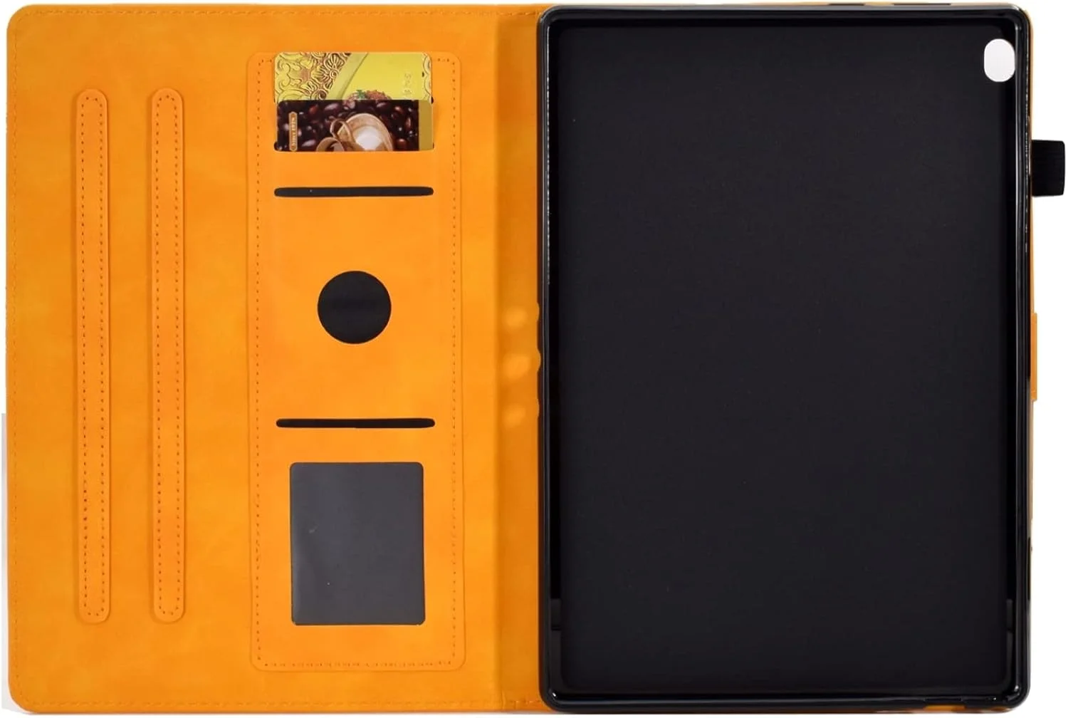 کاور چرمی تبلت لنوو تب M10 طرح لبخند برجسته شیهویی (قهوه ای)(بنفش)(مشکی) و غیره (رنگ: خاکی)