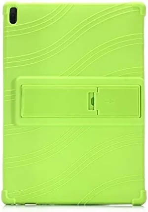 کیف محافظ سیلیکونی تبلت لنوو تب E10 مدل QIHANG SHIHUI به همراه پایه نگهدارنده نامرئی (رنگ: مشکی)