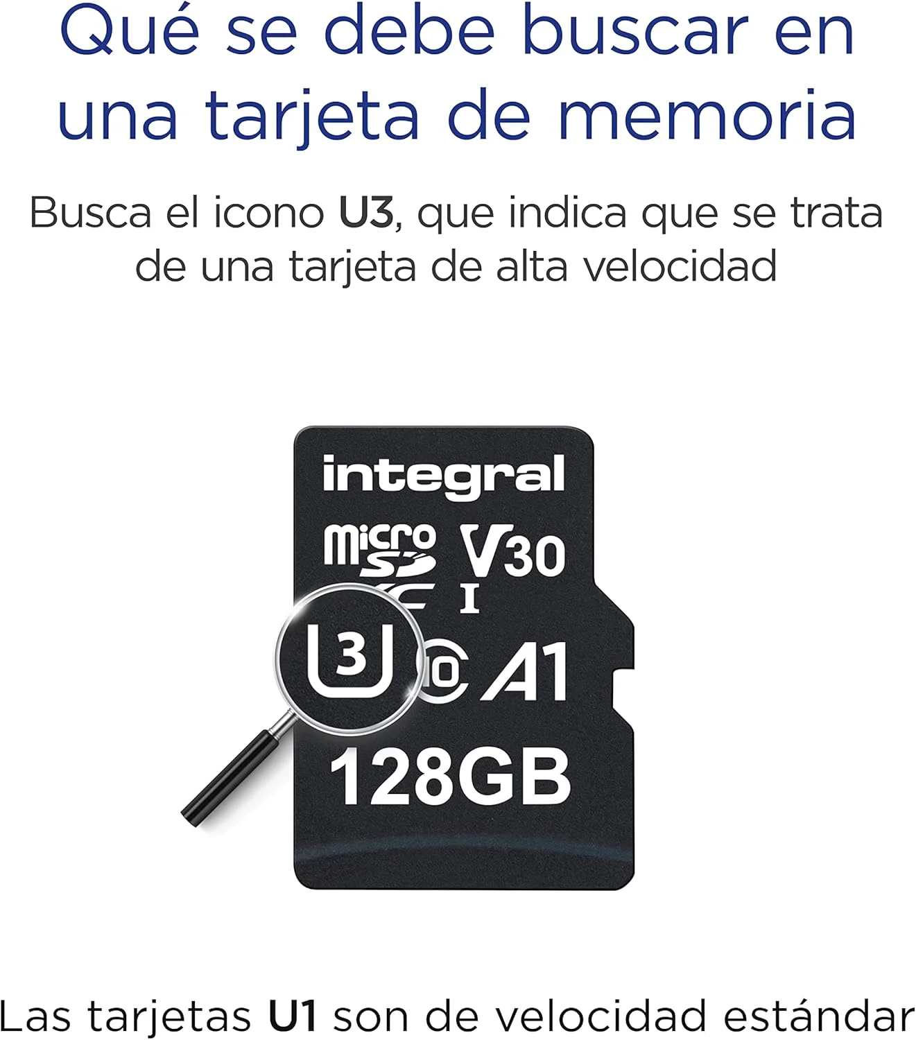 کارت حافظه میکرو اس دی 128 گیگابایتی Integral 4K Video Premium High Speed، کارت حافظه SDXC با سرعت خواندن تا 100 مگابایت بر ثانیه و سرعت نوشتن 50 مگابایت بر ثانیه V30 C10 U3 UHS-I A1