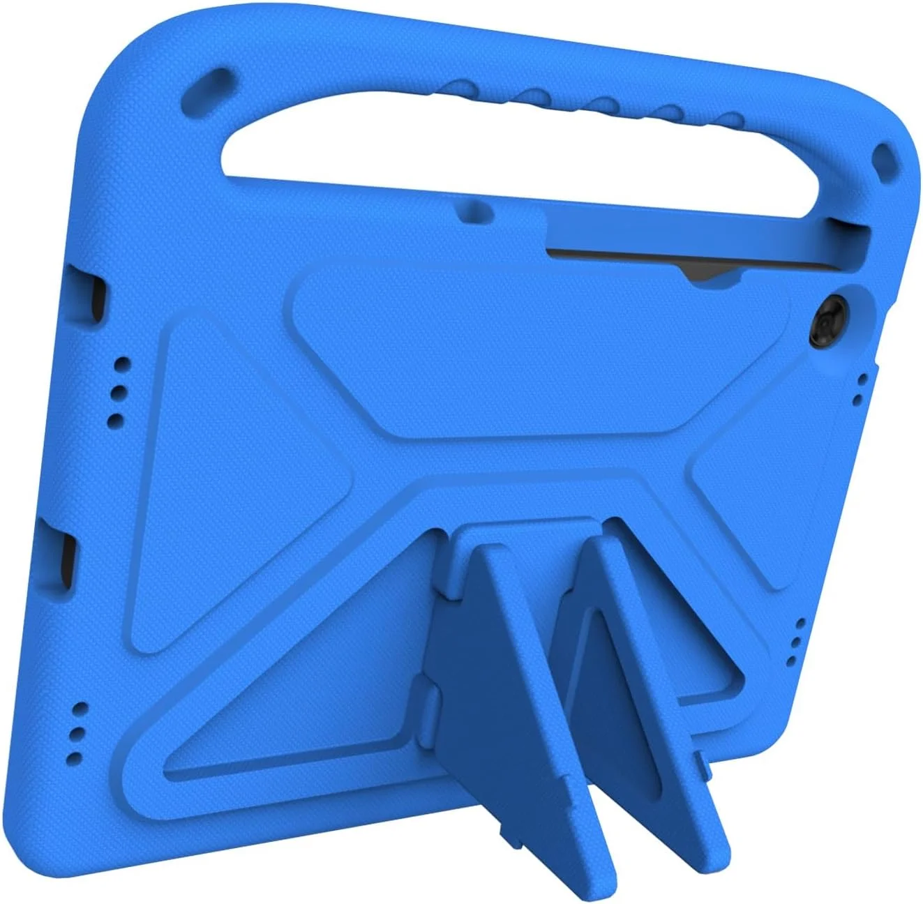 کیف تبلت سازگار با تبلت Lenovo Tab M10 Plus نسل 3، 10.6 اینچ 2022، ضد ضربه، دارای دسته، EVA، نگهدارنده، کیف تبلت مقاوم برای کودکان، محافظ سبک وزن (آبی)