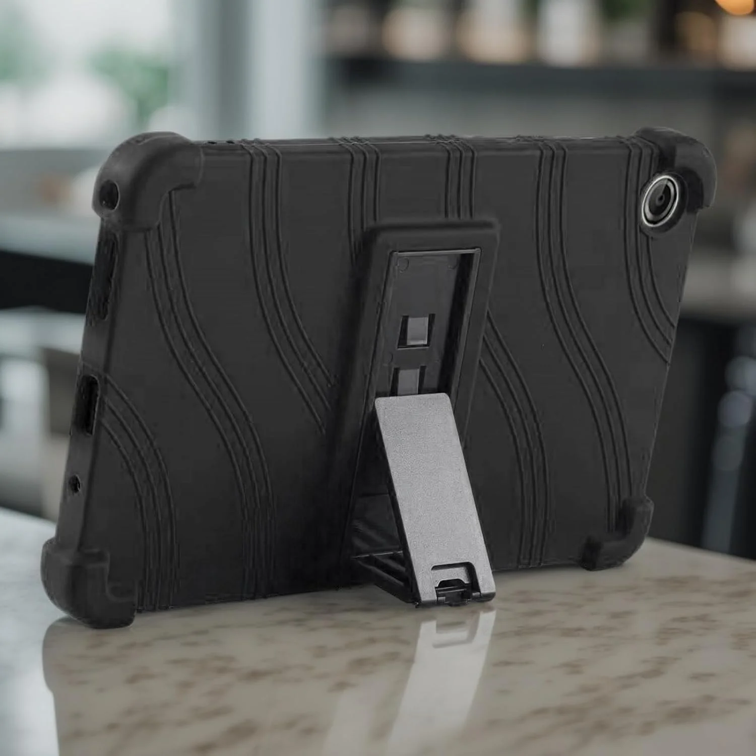 کیف محافظ سیلیکونی ضد ضربه DWaybox مناسب برای تبلت لنوو تب وان/تب K9 2025 با صفحه نمایش 8.7 اینچی - روکش سیلیکونی نرم با گوشه های ضخیم و پایه قابل تنظیم، محافظ کودکانه - مشکی کیف محافظ سیلیکونی ضد ضربه DWaybox مناسب برای تبلت لنوو تب وان/تب K9 2025 با صفحه نمایش 8.7 اینچی - روکش سیلیکونی نرم با گوشه های ضخیم و پایه قابل تنظیم، محافظ کودکانه - مشکی