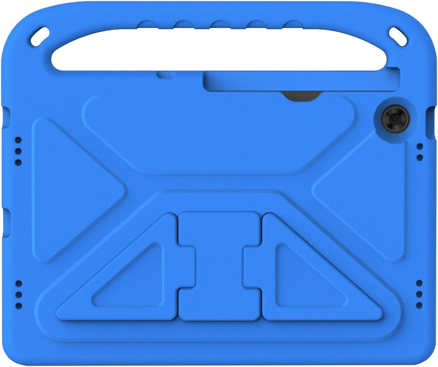 کیف تبلت سازگار با Lenovo Tab M10 Plus نسل 3، 10.6 اینچ 2022، ضد ضربه، با دسته، EVA، نگهدارنده، کیف تبلت مقاوم برای کودکان، محافظ سبک وزن (آبی)