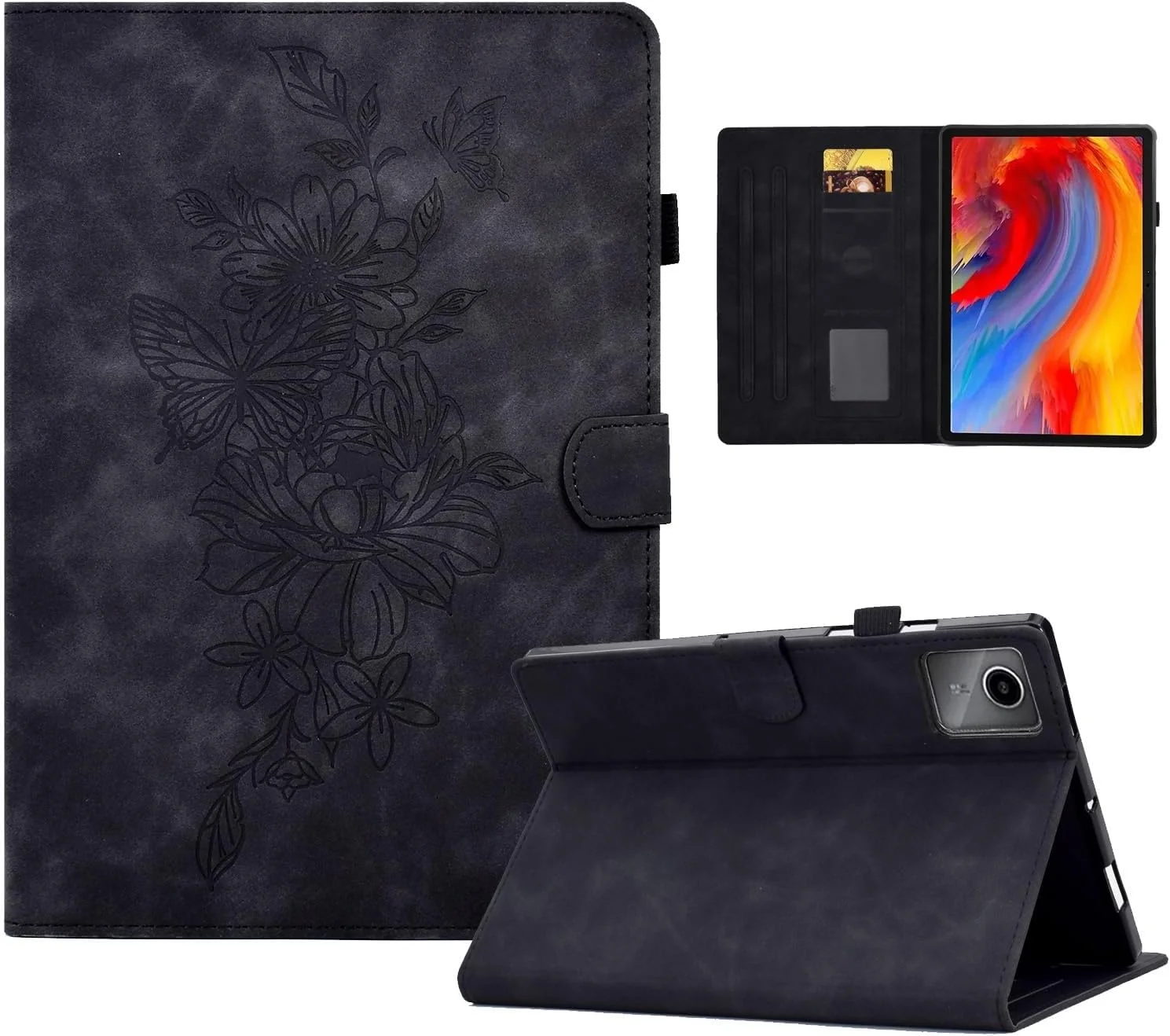 کیف چرمی تبلت پریمیوم مناسب برای لنوو تب M11 TB330FU/لنوو Xiaoxin Pad 2024 TB331FC، جلد محافظ تاشو باریک با قابلیت خواب و بیدار شدن خودکار کیف چرمی تبلت پریمیوم مناسب برای لنوو تب M11 TB330FU/لنوو Xiaoxin Pad 2024 TB331FC، جلد محافظ تاشو باریک با قابلیت خواب و بیدار شدن خودکار