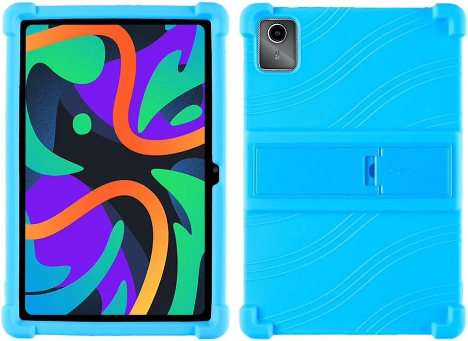 کاور محافظ تبلت گرواتری سازگار با Lenovo Xiaoxin Pad 2024 / Lenovo Tab M11 11.0 اینچ، کاور محافظ تبلت استنددار، محافظ نرم و ضد ضربه (آبی آسمانی)