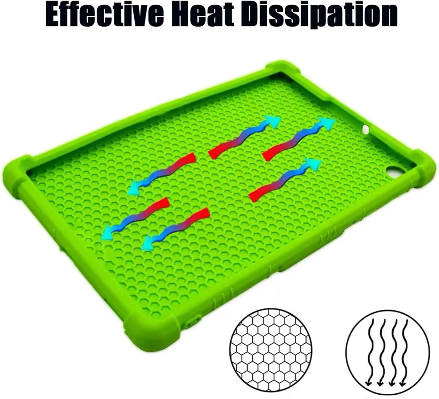 کاور محافظ تبلت گرواتری سازگار با Lenovo Xiaoxin Pad 2024 / Lenovo Tab M11 11.0 اینچ، کاور محافظ تبلت استنددار، محافظ نرم و ضد ضربه (آبی آسمانی)