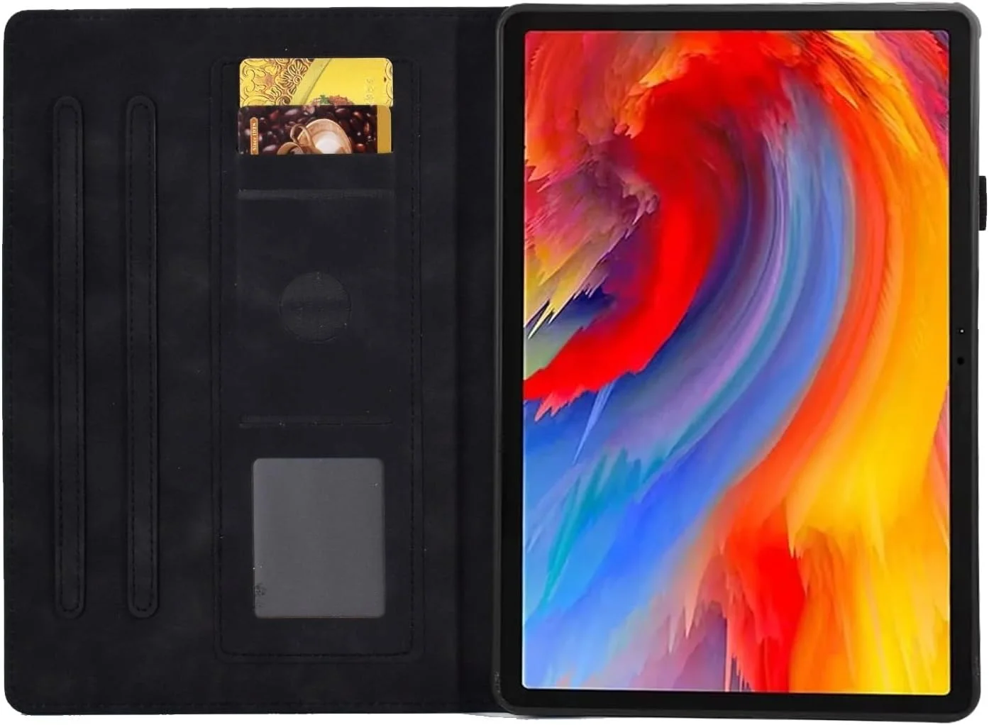 کیف چرمی تبلت پریمیوم مناسب برای لنوو تب M11 TB330FU/لنوو Xiaoxin Pad 2024 TB331FC، جلد محافظ تاشو باریک با قابلیت خواب و بیدار شدن خودکار