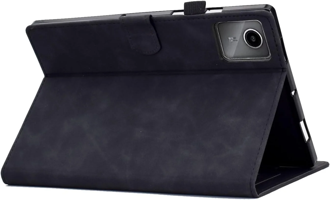 کیف چرمی تبلت پریمیوم مناسب برای لنوو تب M11 TB330FU/لنوو Xiaoxin Pad 2024 TB331FC، جلد محافظ تاشو باریک با قابلیت خواب و بیدار شدن خودکار