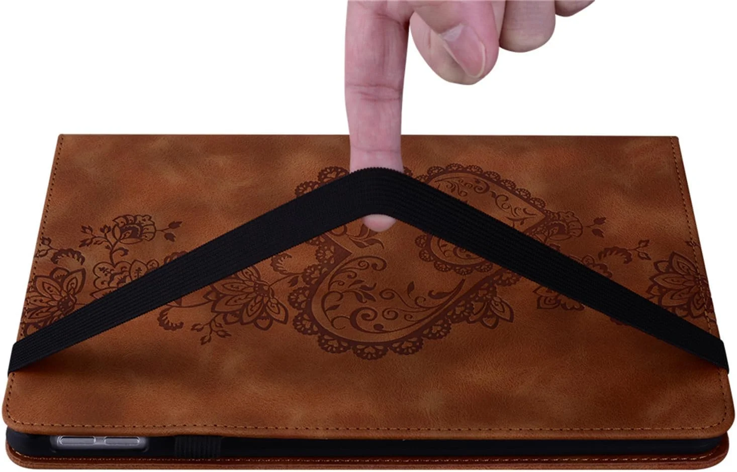 کیف تبلت HYAEcase مناسب برای لنوو تب M10 (نسل 3) TB-328FU /TB-328XU (2022) 10.1 اینچ، جلد تاشو چرمی PU ممتاز با نگهدارنده قلم و زوایای دید چندگانه و جای کارت (قهوه ای)
