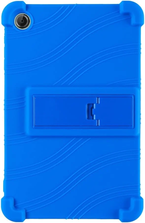 کاور سیلیکونی ضد ضربه تبلت لنوو تب وان TB305FU/تب K9 سایز 8.7 اینچ، با قابلیت استند، آبی تیره