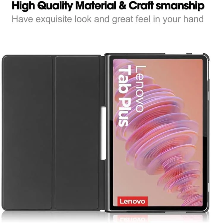 Gruattreay Tablet Case Compatible with Lenovo Tab Plus 11.5 Inch (2024),Smart Tablet Case,Bracket Function,Colorful Leather Flat Case (XH)