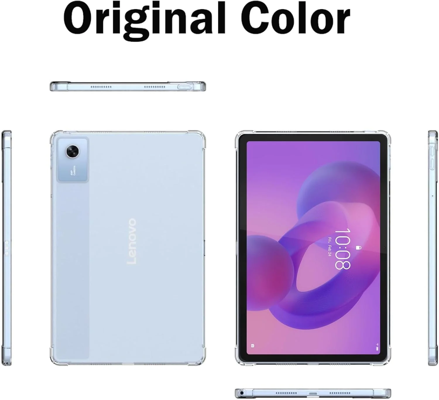 کاور کوسینوهوکا برای تبلت لنوو آیدیا تب 11 اینچ + [بسته 2 عددی] محافظ صفحه نمایش، فوق العاده نازک [مقاوم در برابر ضربه] [ضد خش] کاور محافظ سیلیکونی نرم با قابلیت جذب ضربه، شفاف