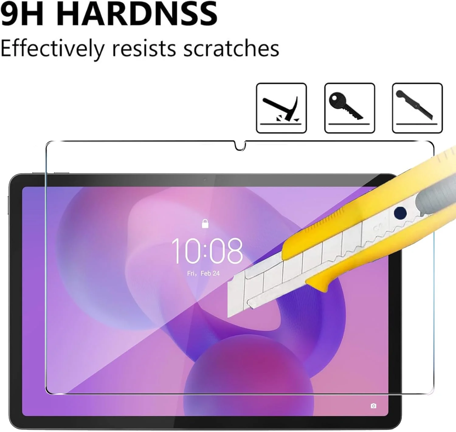 کاور کوسینوهوکا برای تبلت لنوو آیدیا تب 11 اینچ + [بسته 2 عددی] محافظ صفحه نمایش، فوق العاده نازک [مقاوم در برابر ضربه] [ضد خش] کاور محافظ سیلیکونی نرم با قابلیت جذب ضربه، شفاف