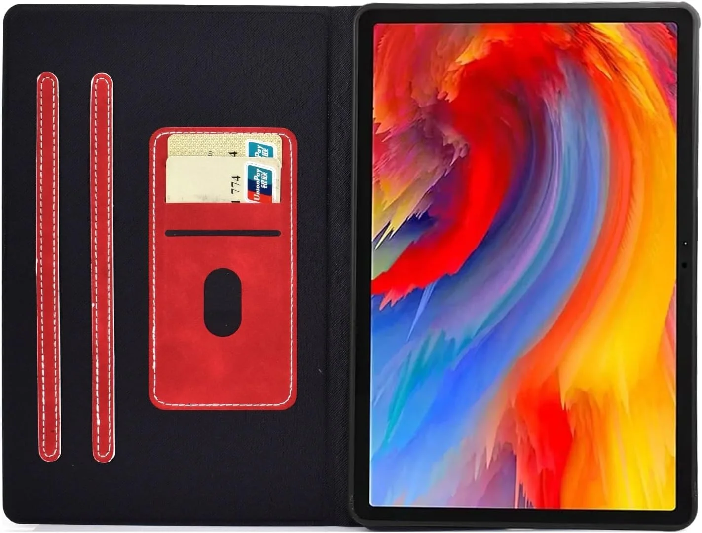 کیف چرمی محافظ تبلت سازگار با تبلت لنوو تب M11 TB330FU / لنوو Xiaoxin Pad 2024 TB331FC، کاور فولیو، کاور هوشمند [خواب/بیدار شدن خودکار]، قاب محافظ سازگار با لنوو تب M