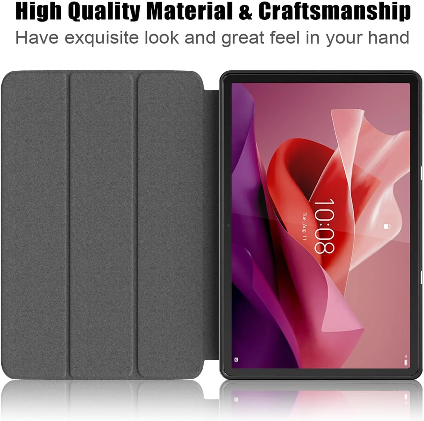 کاور چرمی نرم OIATROE برای تبلت لنوو تب P12 TB371FC، ضد لک و ضد ضربه، کاور باریک تاشو برای لنوو تب P12 TB371FC - 3 کاور چرمی نرم OIATROE برای تبلت لنوو تب P12 TB371FC، ضد لک و ضد ضربه، کاور باریک تاشو برای لنوو تب P12 TB371FC - 3