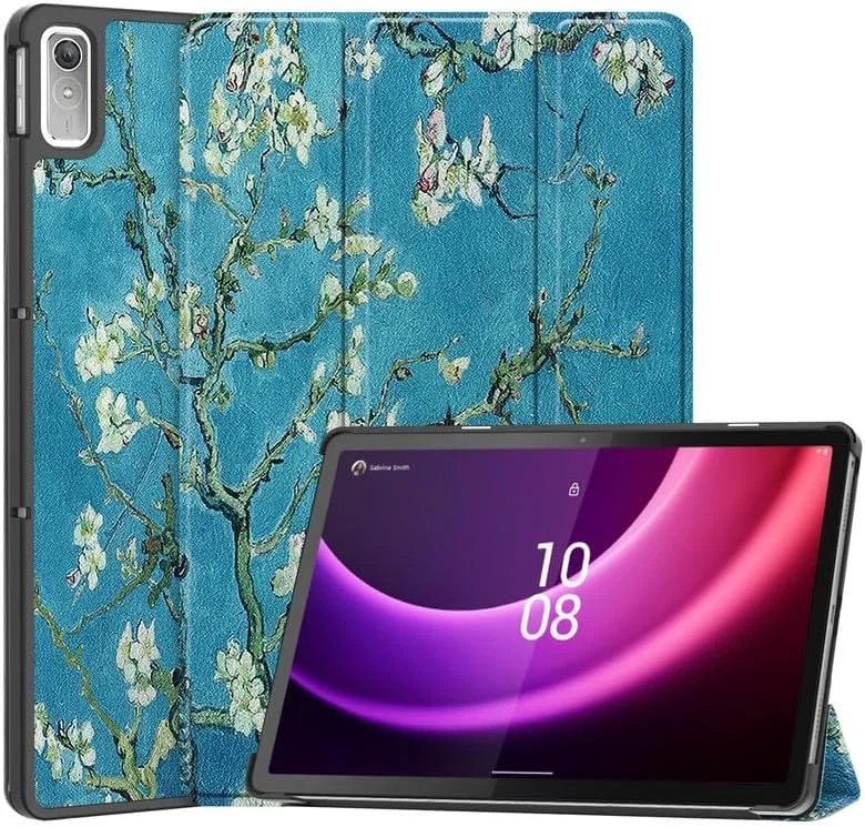 Nikaque For Lenovo Tab P11 2nd Gen 2022 Case, Tablet Case For TB350FU Trifold Stand Cover with Pencil Holder, Auto Sleep/Wake, Soft TPU Back, Lightweight Protective Cover, Blossom Nikaque For Lenovo Tab P11 2nd Gen 2022 Case, Tablet Case For TB350FU Trifold Stand Cover with Pencil Holder, Auto Sleep/Wake, Soft TPU Back, Lightweight Protective Cover, Blossom