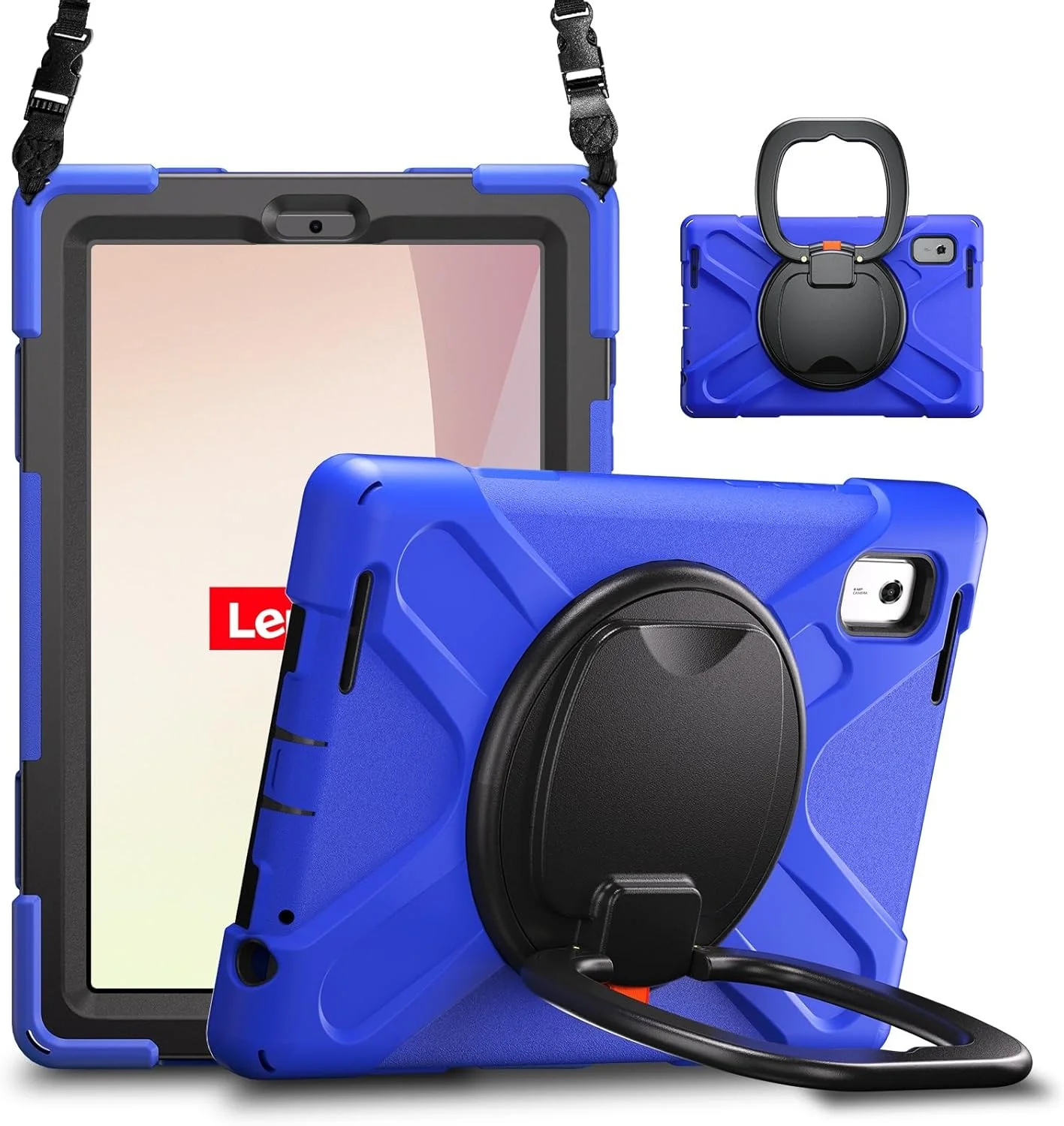 کیف تبلت مسافرتی سازگار با Lenovo Tab M9 9.0 اینچ TB-310FU، عرضه شده در سال 2023، کاور مقاوم در برابر ضربه با پایه چرخان 360 درجه، بند دستی/شانه ای، محافظت سنگین کیف تبلت مسافرتی سازگار با Lenovo Tab M9 9.0 اینچ TB-310FU، عرضه شده در سال 2023، کاور مقاوم در برابر ضربه با پایه چرخان 360 درجه، بند دستی/شانه ای، محافظت سنگین