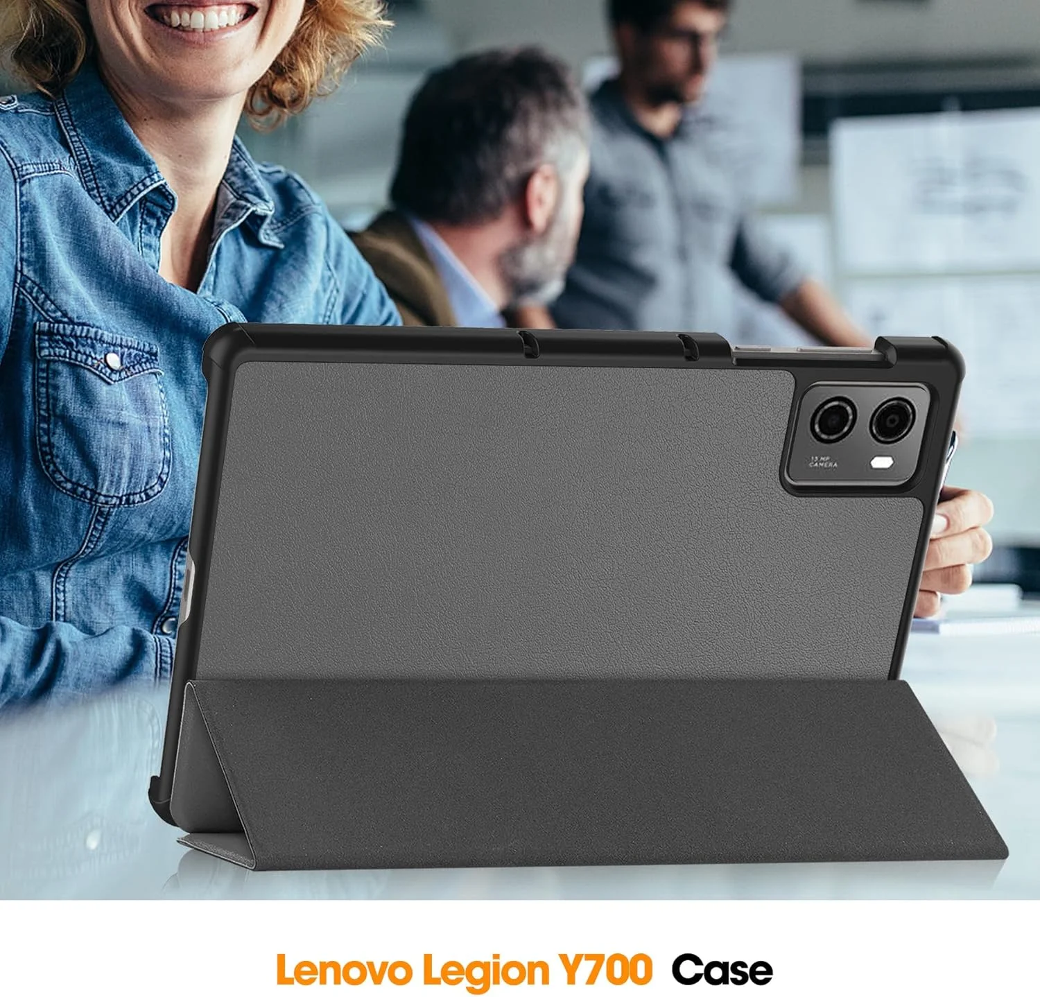 کیف تبلت RanTuo برای Lenovo Legion Y700 2023، چرم PU، سبک و نازک، ضد آب، ضد گرد و غبار، محافظ ضد افتادن برای Lenovo Legion Y700 2023. (خاکستری) کیف تبلت RanTuo برای Lenovo Legion Y700 2023، چرم PU، سبک و نازک، ضد آب، ضد گرد و غبار، محافظ ضد افتادن برای Lenovo Legion Y700 2023. (خاکستری)